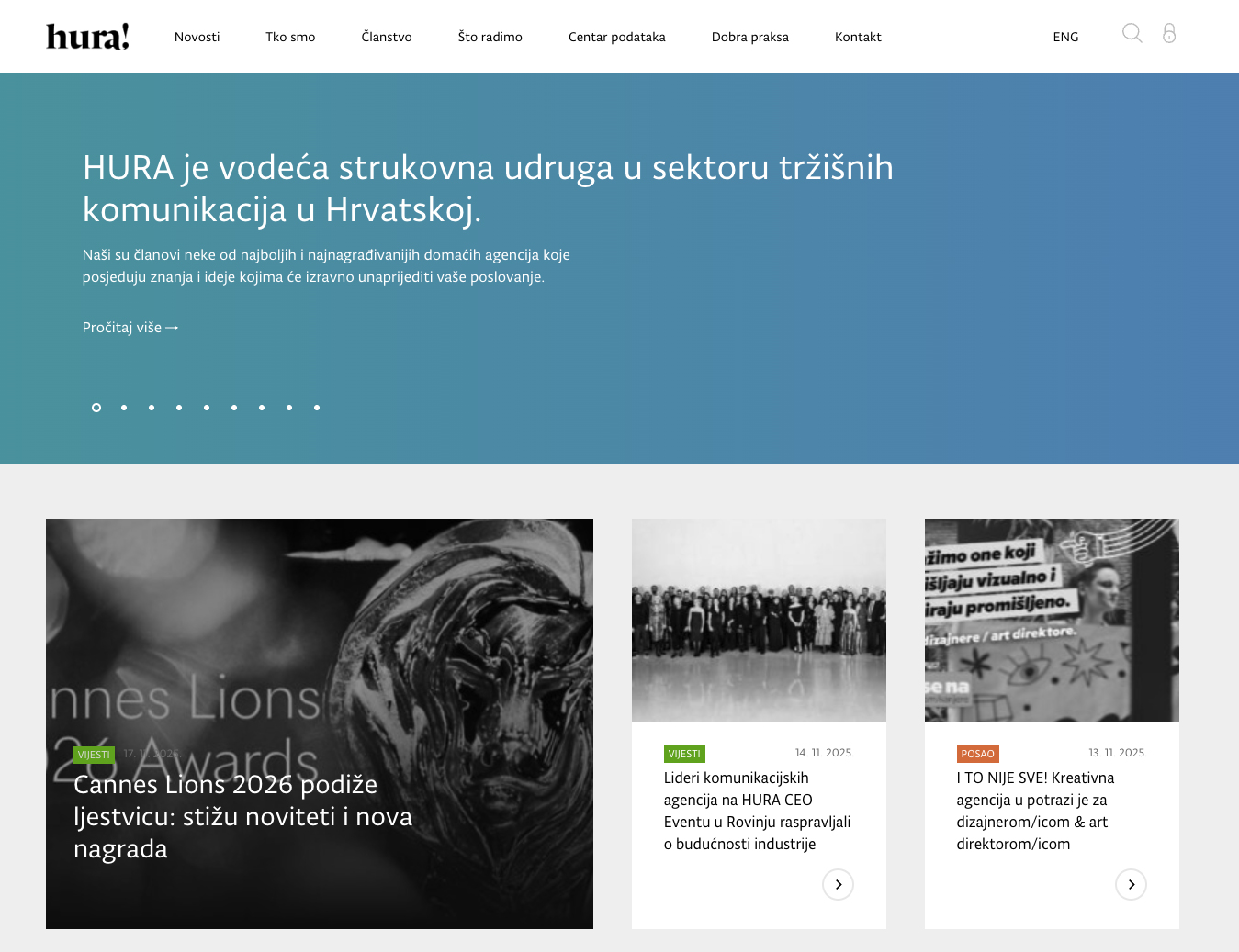 Hura - web stranica, ilustracija